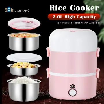 Giselle 2L Electric Rice Cooker Keep Warm Lunch Box with 304