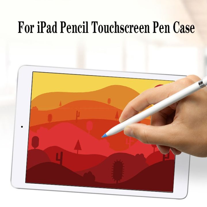 cw-8pcs-for-apple-pencil-1-2-cover-ipad-touchscreen-pen-case-silicone-replacement-tip-nib-protect-skin