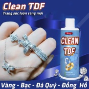 Nước Rửa Vàng Bạc Nữ Trang CLEAN TDF , Làm Mới Trang Sức Sáng Bóng Hiệu Quả