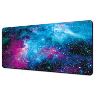 （A LOVABLE） Space Night Large GamingMouse Pad LockMouse Mat LaptopKeyboard Pad Desk Pad For Gamer Mousepad XXL