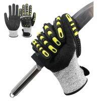 TPR Mechanical Gloves Anti-vibration Anti-smashing Anti-cutting Anti-collision Outdoor Safety Working