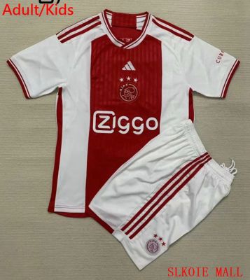 เสื้อเข้าบ้าน Ajax 23-24ชุดเจอร์ซี่ฟุตบอลคุณภาพแบบไทยสำหรับผู้ใหญ่และเด็ก