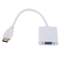 KNQ12 HDMI เป็น VGA HDMI ตัวผู้เป็น VGA RGB ตัวเมีย สายอะแดปเตอร์ สายเชื่อมต่อเชื่อมต่อ ตัวแปลง HDMI เป็น VGA สะดวกสบายๆ เอาต์พุต VGA ตัวแปลงสาย HDMI เป็น VGA โปรเจ็คเตอร์