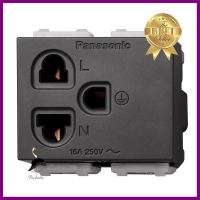 เต้ารับเดี่ยว 3 ขา PANASONIC WEGN 1191H สีเทาSINGLE SOCKET 3 PIN PANASONIC WEGN 1191H GREY **ของแท้100%**