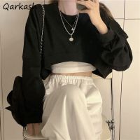 ✟ Korean Style Sweet Sweatshirt Crop Sweatshirt Women Clothes - Sweatshirts Women - Aliexpress