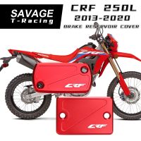 Nela๑☂เบรคหน้าหลังอ่างเก็บน้ำฝาครอบสำหรับ HONDA CRF250L CRF 250L Rally 2013 2020อุปกรณ์เสริมรถจักรยานยนต์ CNC รถมอเตอร์ไซด์น้ำมันหมวก