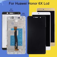 【CW】 Catteny For Huawei Honor 6X LCD Touch Panel Screen Digitizer Assembly GR5 2017 Display Free Shipping With Frame