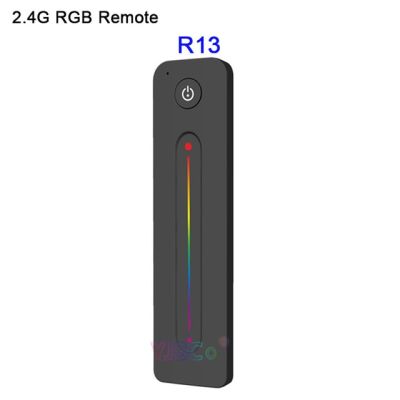 R11สไลด์แบบสัมผัสบางพิเศษ R12 R13สีเดียว /Ct/ Rgb Rf รีโมทคอนโทรล2.4G ทำงานร่วมกับตัวรับ V2 V1สำหรับแถบไฟ Led