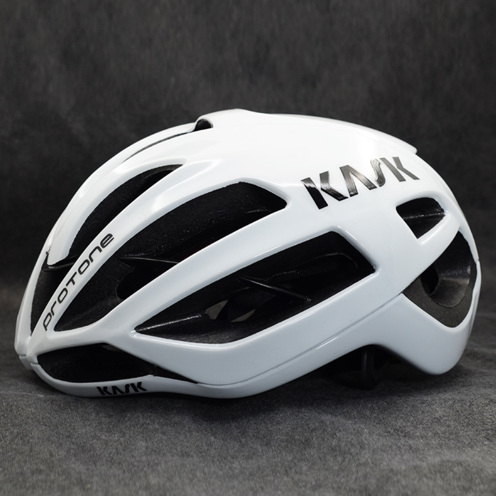 White KASK Protone Road Cycling Aero Helmet M:52-58cm. L:59-62cm 