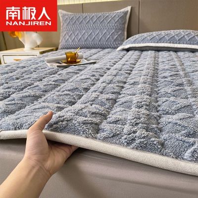 warm milk velvet bed thin section plus upholstery coral sheets non-slip mat