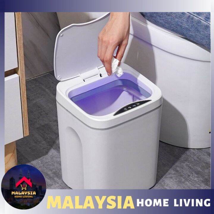 (🇲🇾READY STOCK) Smart LED Touchless Dustbin / Auto Motion Dustbin