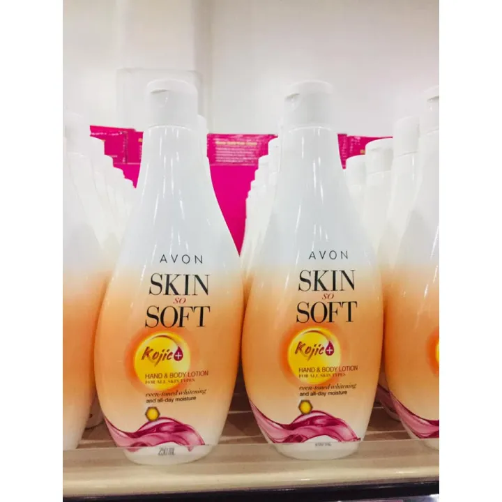 Avon Skin So Soft Kojic Hand and Body Lotion 250ml and 400ml Lazada PH