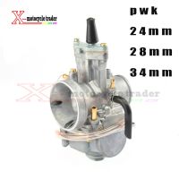 PWK 24 28 34 คาร์โบไฮเดรต PWK คาร์โบไฮเดรต Carburador 24 28 34 มม. พร้อม Power Injection สำหรับรถจักรยานยนต์แข่ง