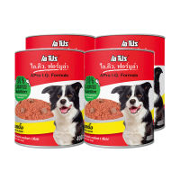 เอโปรไอคิว อาหารกระป๋องสุนัข รสเนื้อ 400 กรัม X 4 กระป๋อง - APro I.Q. Formula Canned Dog Food Beef 400 g x 4