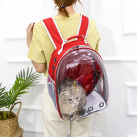กระเป๋าน้องแมว น้องหมา กระเป๋าเป้สะพาย มีรูระบายอากาศ ไม่ทำให้น้องอึดอัด สูง 45 cm x หนา 23 cm x ยาว 35 cm #ธาตุแมว IDEA