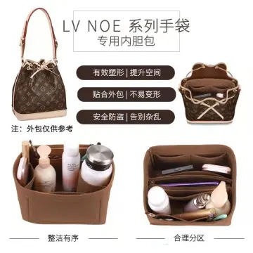 NOE series Noe BB PetitNM Felt Cloth Insert Bag Organizer Makeup Handbag  Organizer Travel Inner Purse Portable Cosmetic Bags