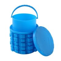 ต้นฉบับ Ice cup pinch music cylinder ice tray ice bucket ice round ice cube mold ice artifact food grade silicone box