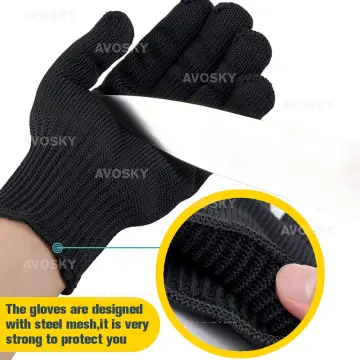 1 Pair Anti-cut Gloves Safety Cut Proof Stab Resistant Kitchen Butcher