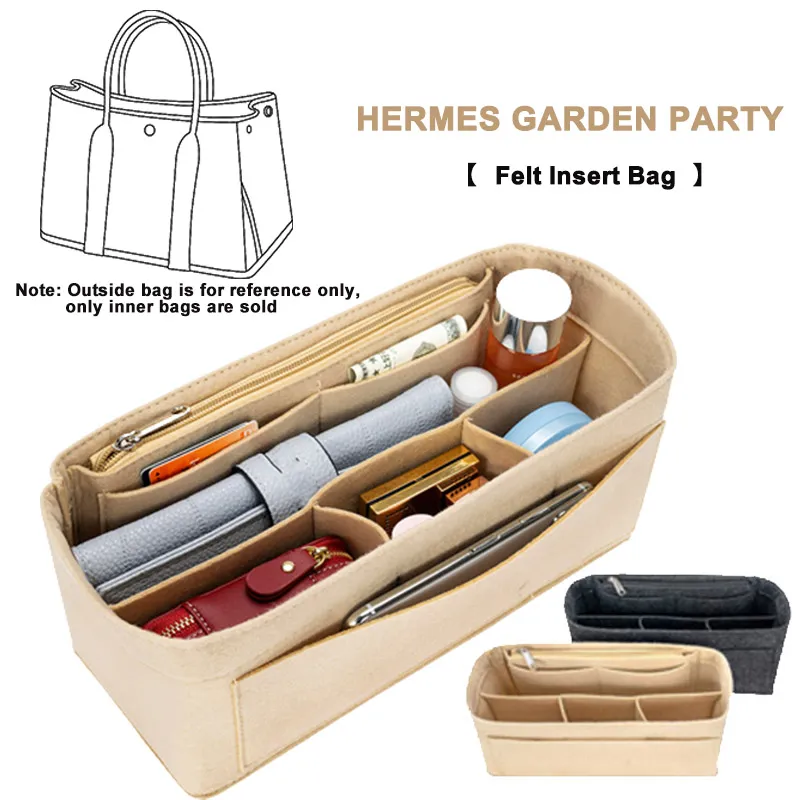 Insert Organizer Bag For H Garden Party 30 36,Purse Inner Storage,Cosmetic  Linner Bags