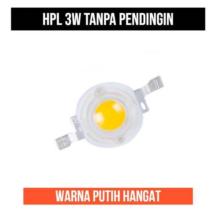 Lampu Hpl W Putih Hangat Tanpa Pendingin Power Led Warm White W Lazada Indonesia