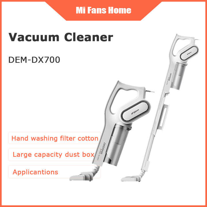 Deerma DX700 2In1 Handleld Vacuum Cleaner With Large Capacity Dust