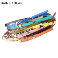 hyfvbujh☒✘✹  RAINIE SEAN Thin Ladies Narrow Female Buckle Waist