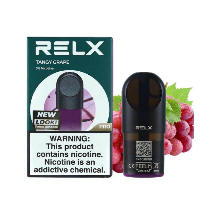 Relx Tangy Grape Infinity Pro Pods New Look (Authentic)(Tangy Purple