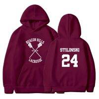 [Qinqin clothing]วัยรุ่นหมาป่าเสื้อกันหนาวหมวกผู้ชาย McCall 11ลาครอส Stilinski 24 Lahey 14พิมพ์เสื้อสวมหัวบุรุษ H Oodies ฮู้ดสีแดงเสื้อผู้หญิงอะนิเมะ Hoodi