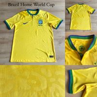เสื้อกีฬาแขนสั้น ลายทีมชาติบราซิล ทีมเหย้า 2022
