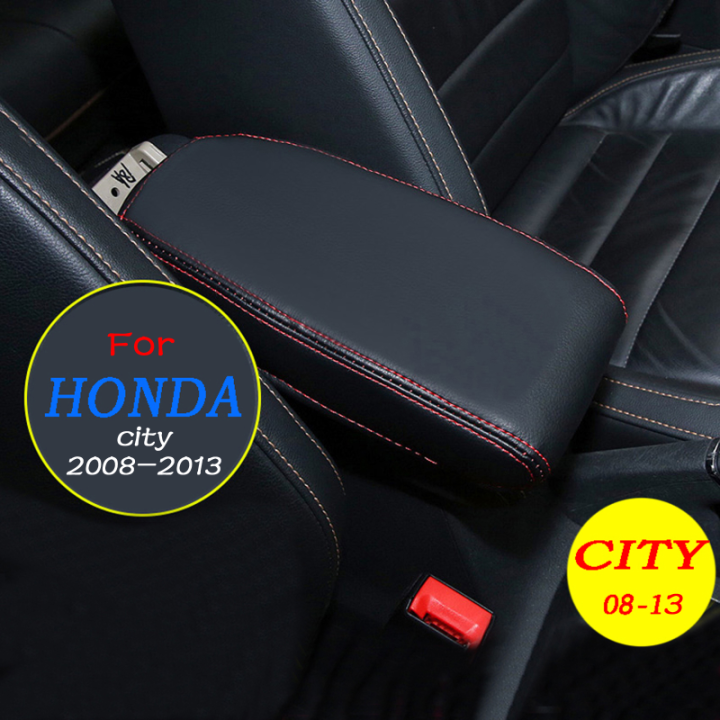 LAIFU Armrests Box Leather Cover for HONDA City 2008 2009 2010 2011