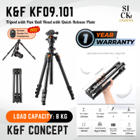 ขาตั้งกล้อง K&amp;F Concept รุ่น KF09.101 Professional Camera Aluminium Tripods Monopod น้ำหนักเบา พบพาสะดวก