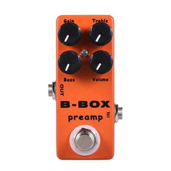 MOSKY BBox Electric Guitar Preamp Overdrive Effect Pedal Full Metal
