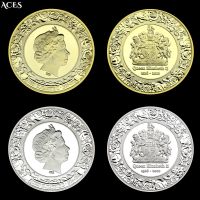 【CC】☁✸  of England GOLD/silver Coin Collectibles Elizabeth II In Commemorative