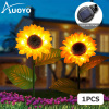 Auoyo đèn năng lượng mặt trời hoa hướng dương hoa hồng đèn trang trí nghĩa - ảnh sản phẩm 1