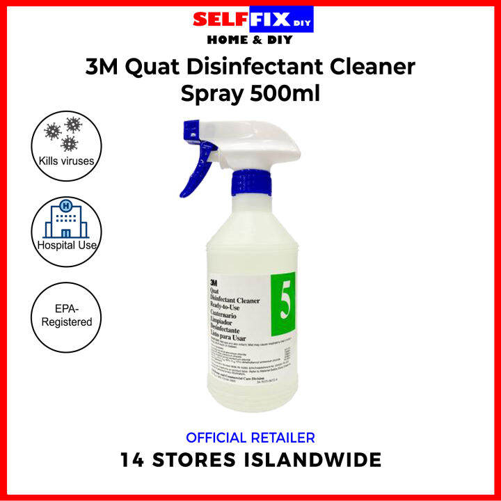 3M Quat Disinfectant Cleaner Concentrate 5H 500ml EPA Registered