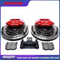 ☒ 7600 Big Brake Kit High Qulity Red Caliper With 295x24mm Slot Rotor Kit For 1999 Honda Civic Ek1 Hatchback