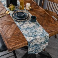 Cottonlinen Table Runners Napkin European Jacquard Country Dinner Events Banquet Home Table Decoration Tea&amp;Coffee table runner placemat