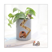Animal Resin Flower Pot Succulents Planter Water Planting Container Decorative Pot Desktop Ornament
