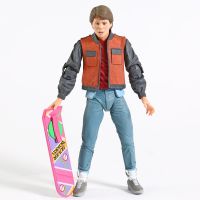 ต้นฉบับกลับไปยัง NECA อนาคต Marty Mcfly Dr Brown Biff Tannen Ultimate ตุ๊กตาขยับแขนขาได้โมเดลของเล่นสะสม