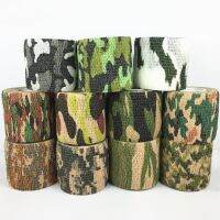 【CW】 4.5m Camouflage Elastic Wrap Tape Hunt Disguise Elastoplast Self Adhesive Sports Protector Knee Finger Ankle Athletic Bandages