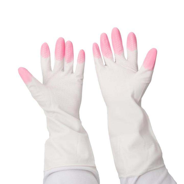 1pair-silicone-cleaning-gloves-dishwashing-cleaning-gloves-scrubber-dish-washing-sponge-rubber-gloves-cleaning-tools-32cm-safety-gloves