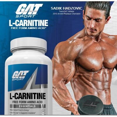 GAT L-CARNITINE (60เม็ด) เผาผลาญไขมัน ลดไขมัน ลีนกล้ามเนื้อ