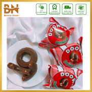 Bánh Donut nhân kem trứng phủ Socola DOOWEE DONUT