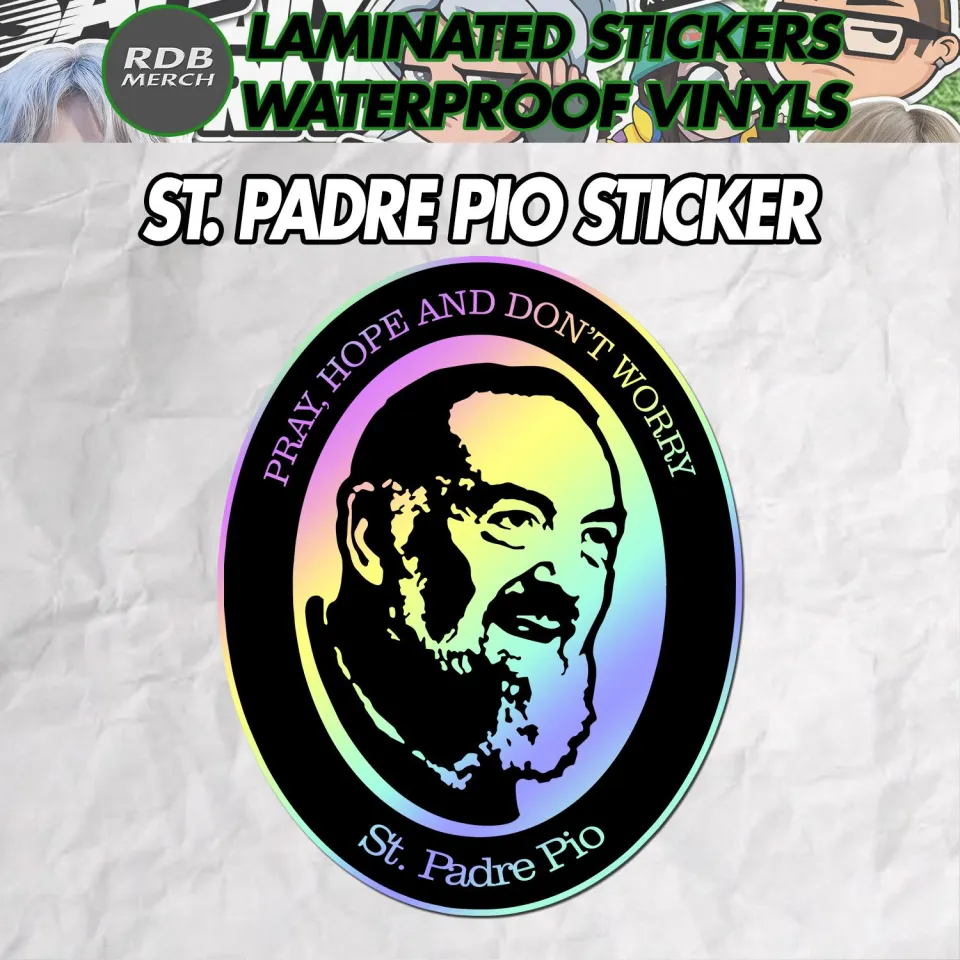 Saint Padre Pio Car Decal