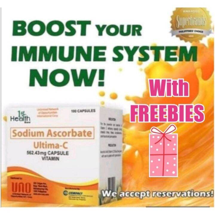 Food Supplementt ULTIMAC (100capsules) SODIUM ASCORBATE VITAMINS 100