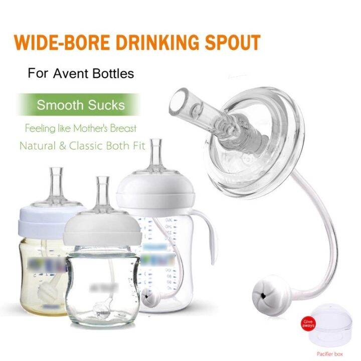 For avent nipple with straw spout sippy cup for natural classic bottles