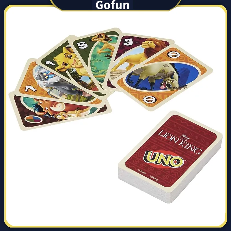 UNO Disney The Lion King Themed Card Game for 2-10 Players Ages