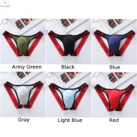 Briefs T-back Bulge pouch Jockstrap Backless Briefs Low Waist U Convex Underwear Breathable