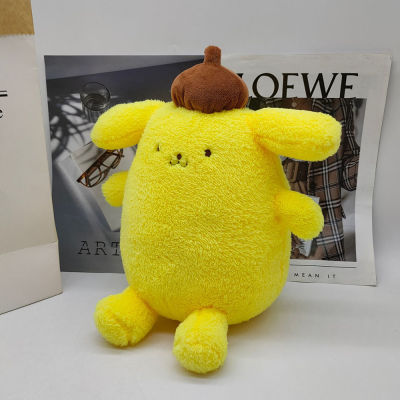 ตุ๊กตาผ้ากำมะหยี่ยัดไส้ Pom Pom Purin จำลองผ้าฝ้ายนุ่มพิเศษตุ๊กตาหนานุ่มที่เป็นมิตรกับสิ่งแวดล้อมสำหรับของขวัญวันเกิดสำหรับเด็ก