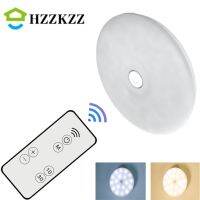 HZZKZZ LED Night Lamp 18 LEDs Touch Night Light With Adhesive Sticker Wall Lamp USB Charged Circle Portable Dimming Night Lamp